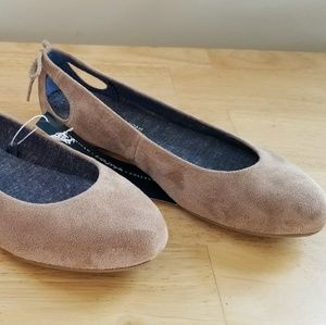 Dr. Scholls Memory Foam Ballet Flats Taupe